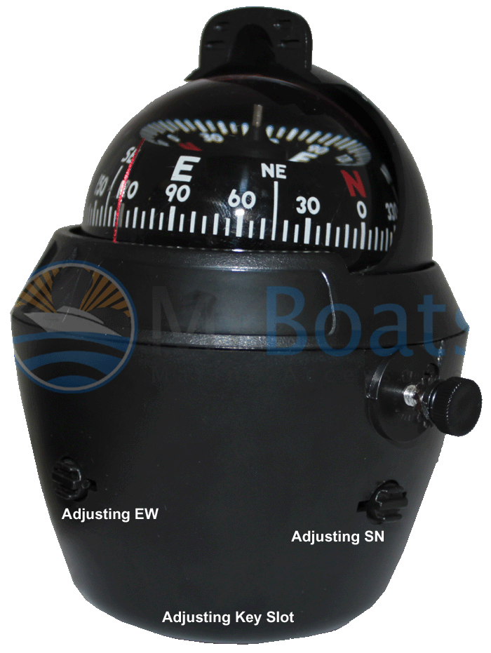 Boat Compass Black 12v Illuminated LED Light Marine Mr. Boats